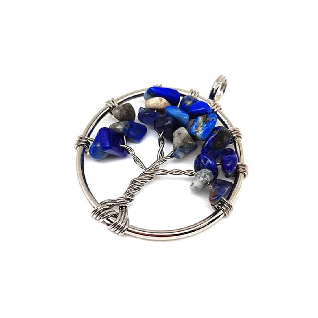 Életfa medál drótos Lapis lazuli 3cm - ékszer - nyaklánc - medál - Meska.hu Életfa medál drótos Lapis lazuli 3cm - ékszer - nyaklánc - medál - Meska.hu