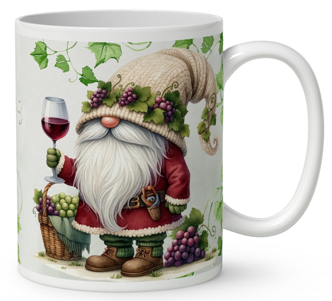 Névvel kérhető - A legjobb borász manó koccintsunk mintás bögre - otthon & életmód - konyhafelszerelés, tálalás - tálalás - bögre & csésze - Meska.hu