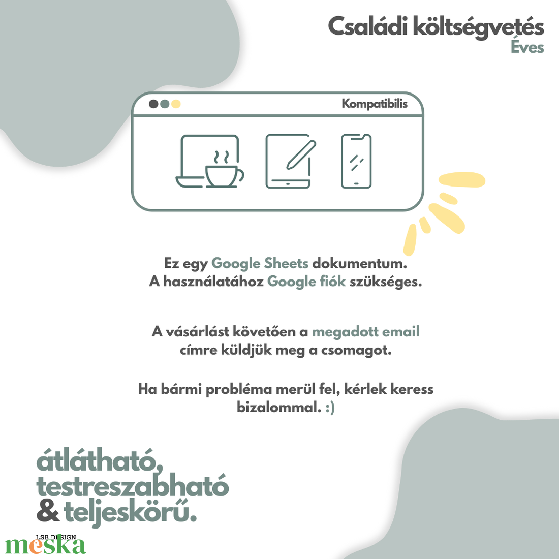 Családi költségvetés - Google Sheets - művészet - grafika & illusztráció - digitális - Meska.hu Családi költségvetés - Google Sheets - művészet - grafika & illusztráció - digitális - Meska.hu
