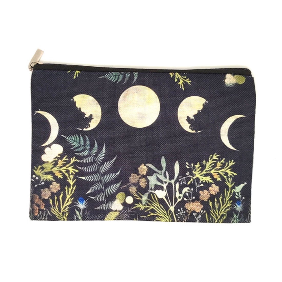 Botanikus holdfázis mintás szütyő � textil ajándéktasak 21x15 cm -  - Meska.hu