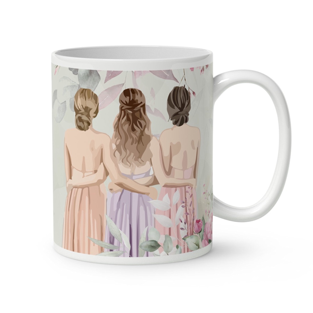 Kérd a neveddel - Koszorúslányok - Esküvő mintás bögre - otthon & életmód - konyhafelszerelés, tálalás - tálalás - bögre & csésze - Meska.hu