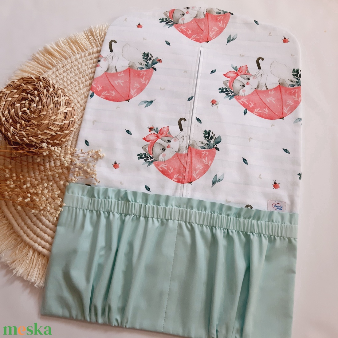 Ovis zsák, cica mintás, menta, LuannaBaby - játék & sport - ovis felszerelés - ovis zsák - Meska.hu Ovis zsák, cica mintás, menta, LuannaBaby - játék & sport - ovis felszerelés - ovis zsák - Meska.hu