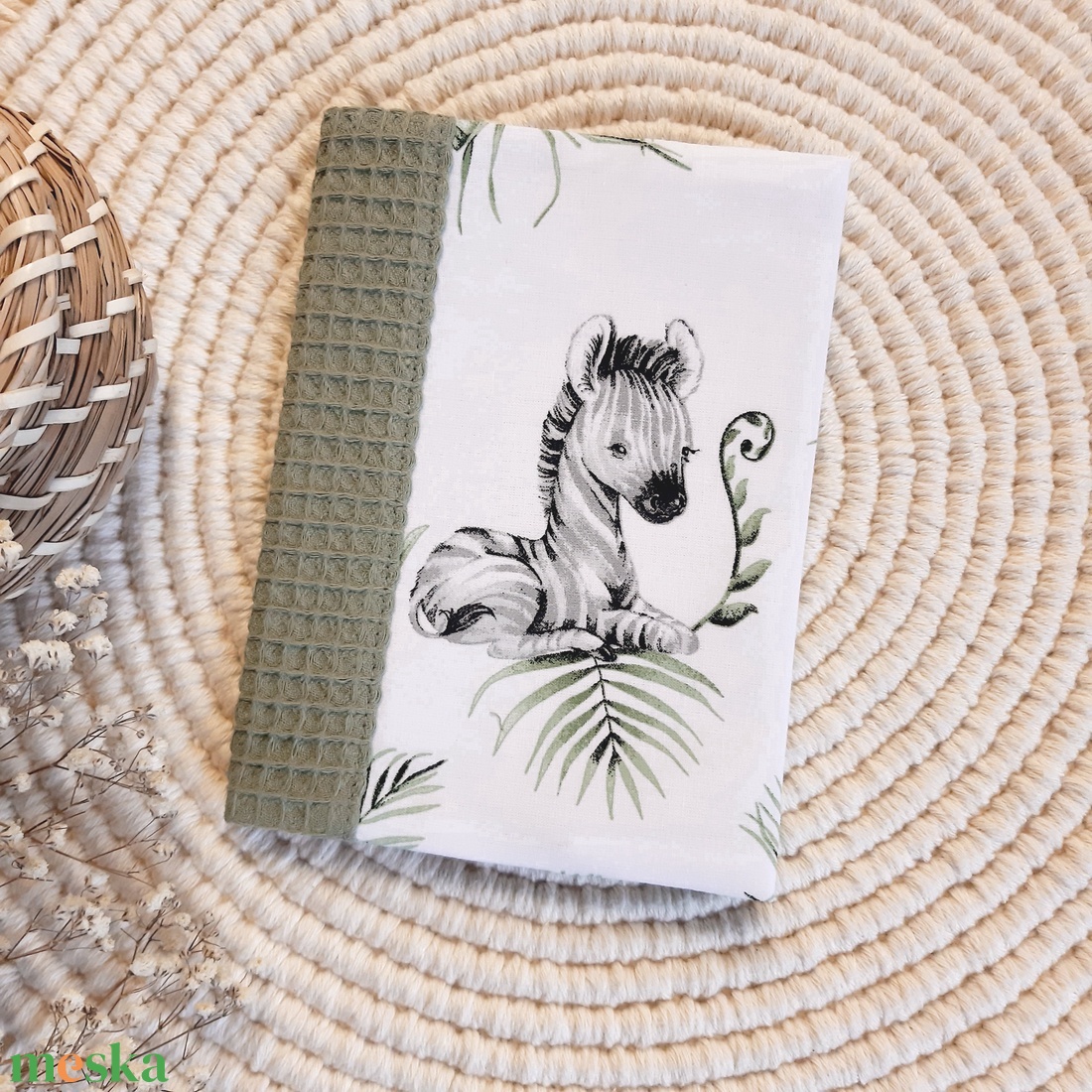 Egészségügyi kiskönyv borító, zebra - otthon & életmód - papír, írószer - egészségügyi kiskönyv borító - Meska.hu