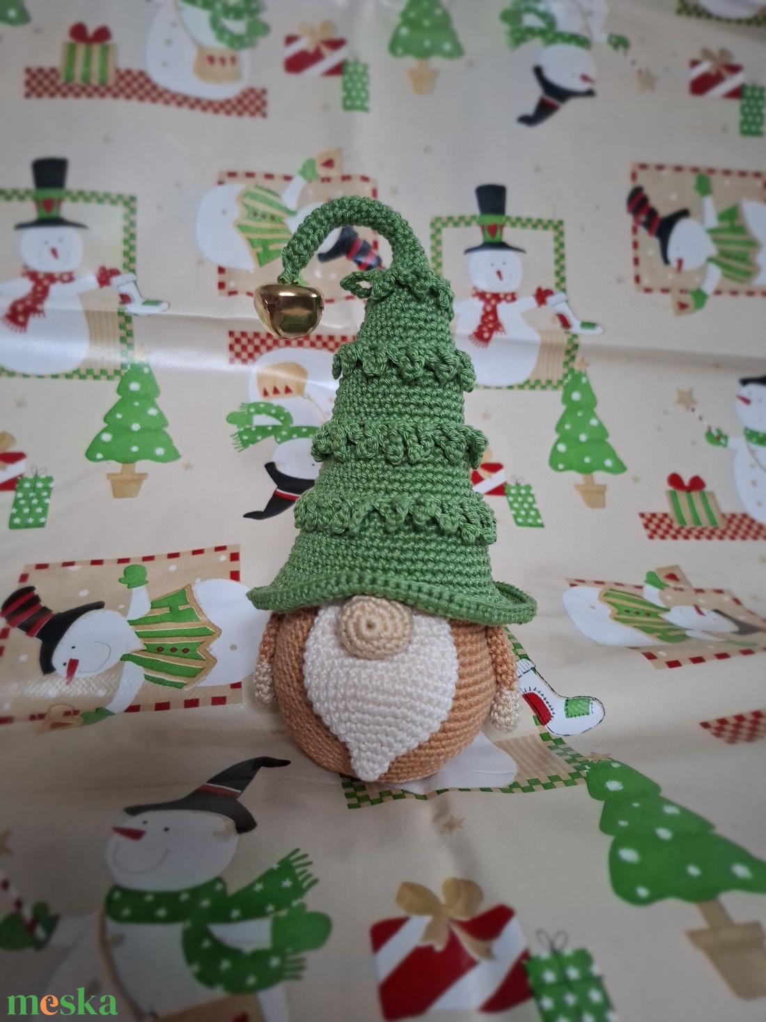Karácsonyi manó - karácsony - karácsonyi lakásdekoráció - karácsonyi lakásdíszek - Meska.hu