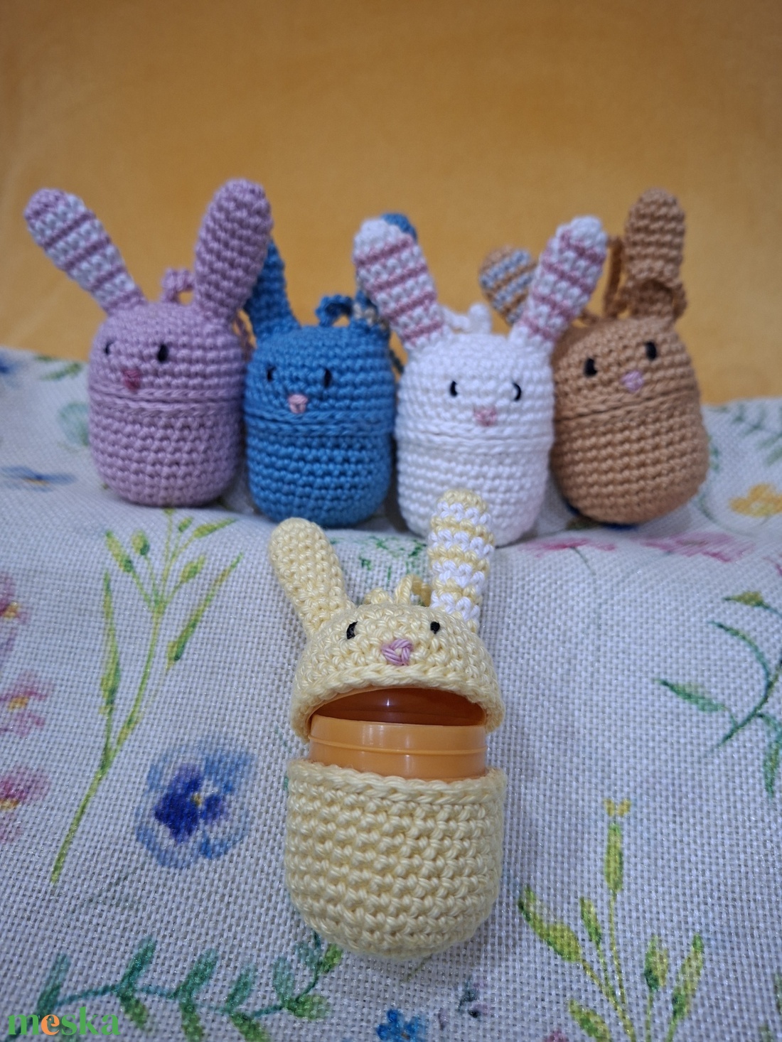 Horgolt nyuszika - otthon & életmód - dekoráció - húsvéti asztaldíszek - Meska.hu