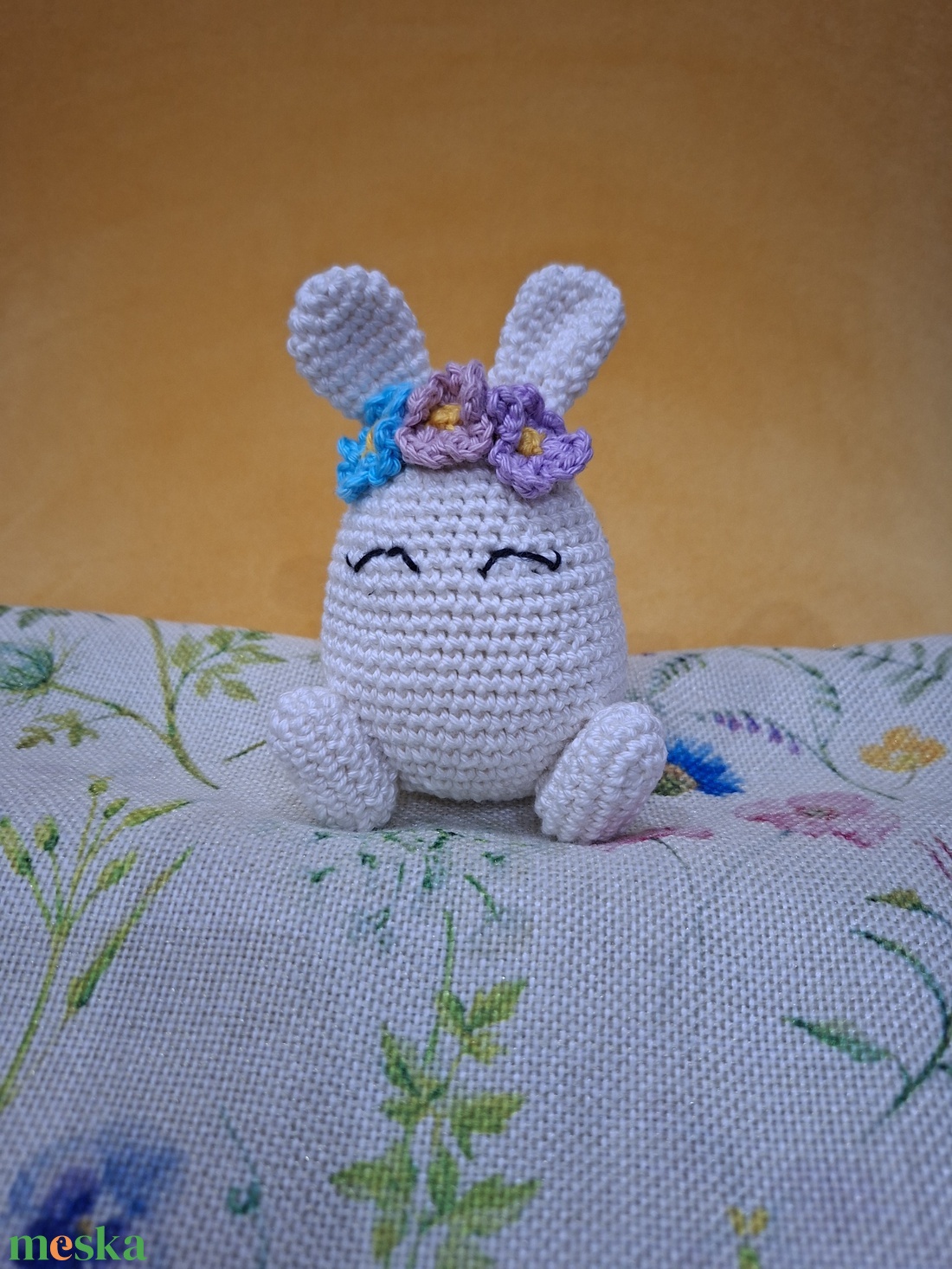 Horgolt nyuszitojás - otthon & életmód - dekoráció - húsvéti asztaldíszek - Meska.hu