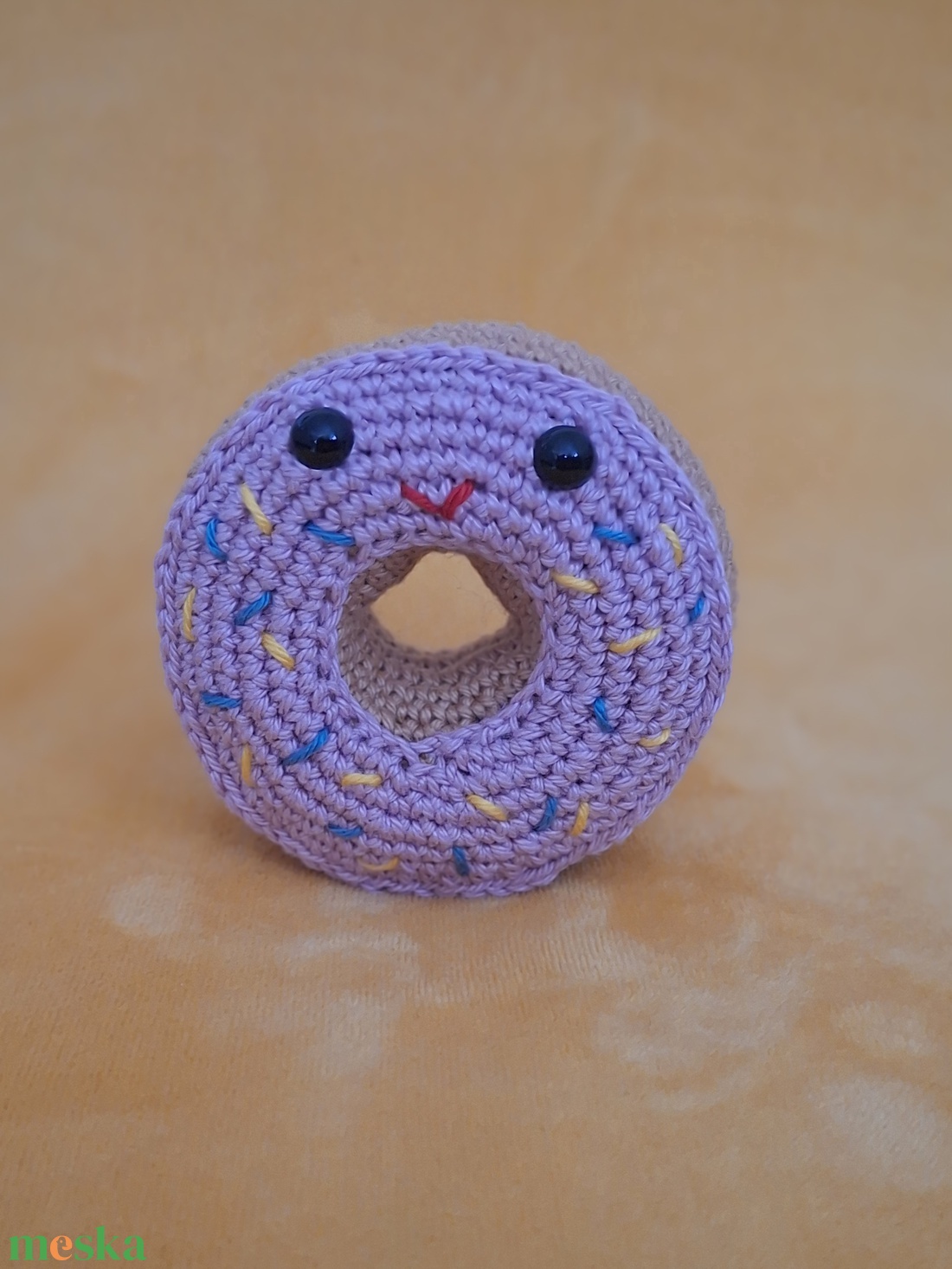 Horgolt fánk - játék & sport - gyerekkonyha - játék ételek - Meska.hu