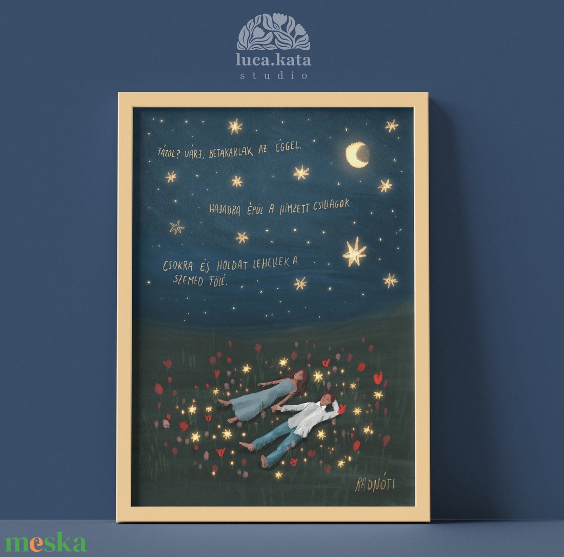Illusztráció - Radnóti idézettel  - művészet - grafika & illusztráció - digitális - Meska.hu