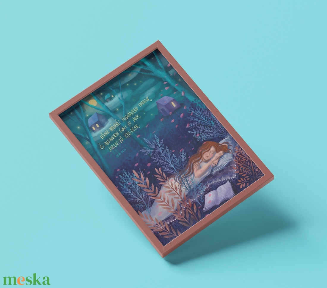 Illusztráció - Szerb Antal idézettel  - művészet - grafika & illusztráció - digitális - Meska.hu