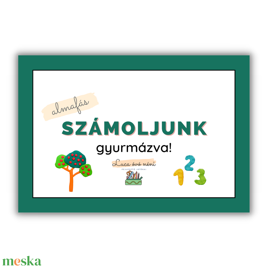 Számoljunk gyurmázva! - almafás (nyomtatható) óvodásoknak, kisiskolásoknak - játék & sport - készségfejlesztő és logikai játék - oktató játékok - Meska.hu Számoljunk gyurmázva! - almafás (nyomtatható) óvodásoknak, kisiskolásoknak - játék & sport - készségfejlesztő és logikai játék - oktató játékok - Meska.hu