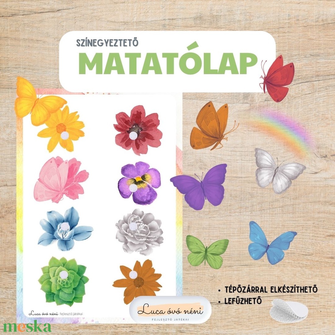 Színegyeztető matatólap (nyomtatható pdf) - játék & sport - készségfejlesztő és logikai játék - oktató játékok - Meska.hu Színegyeztető matatólap (nyomtatható pdf) - játék & sport - készségfejlesztő és logikai játék - oktató játékok - Meska.hu