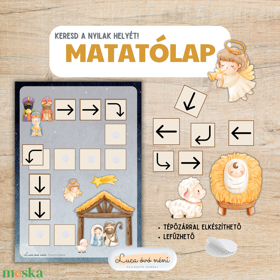 Matatólap (nyomtatható pdf) - Keresd a nyilak helyét! karácsonyi - játék & sport - készségfejlesztő és logikai játék - oktató játékok - Meska.hu Matatólap (nyomtatható pdf) - Keresd a nyilak helyét! karácsonyi - játék & sport - készségfejlesztő és logikai játék - oktató játékok - Meska.hu