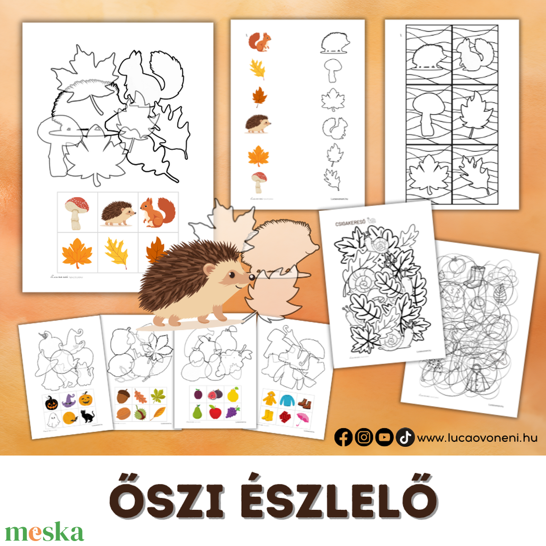 Őszi észlelő - játék & sport - készségfejlesztő és logikai játék - oktató játékok - Meska.hu Őszi észlelő - játék & sport - készségfejlesztő és logikai játék - oktató játékok - Meska.hu