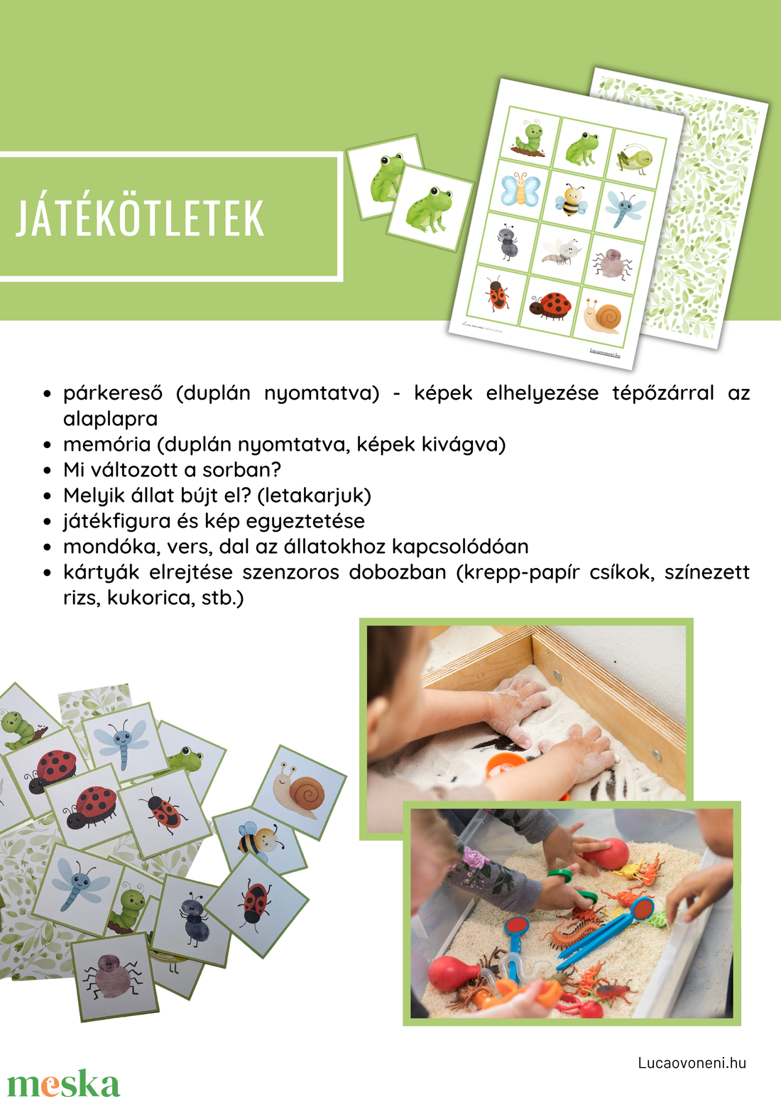 Méhecskés fejlesztő játékok (pdf) - játék & sport - készségfejlesztő és logikai játék - oktató játékok - Meska.hu Méhecskés fejlesztő játékok (pdf) - játék & sport - készségfejlesztő és logikai játék - oktató játékok - Meska.hu