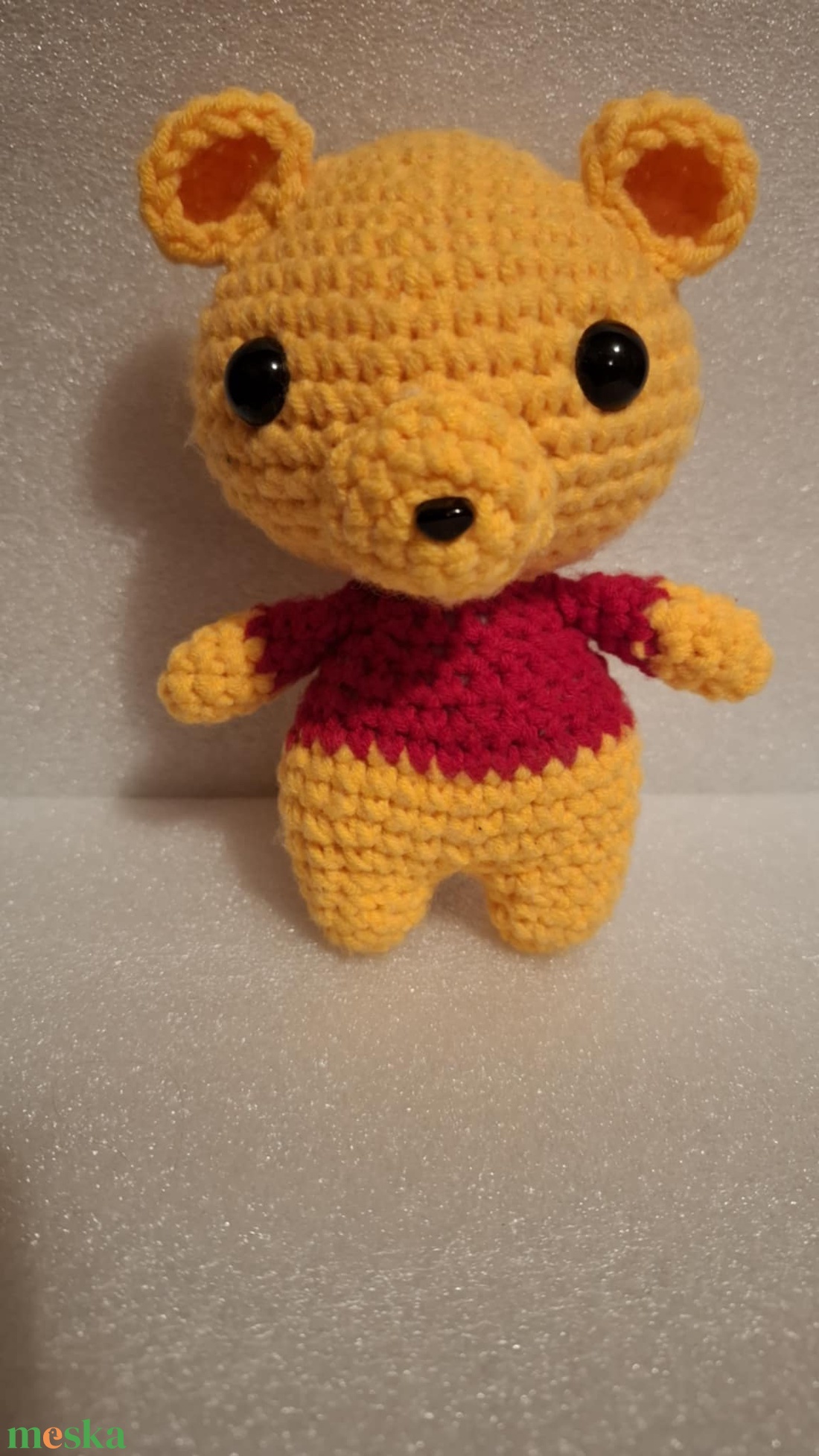 Amigurumi Micimackó - játék & sport - plüssállat & játékfigura - maci - Meska.hu