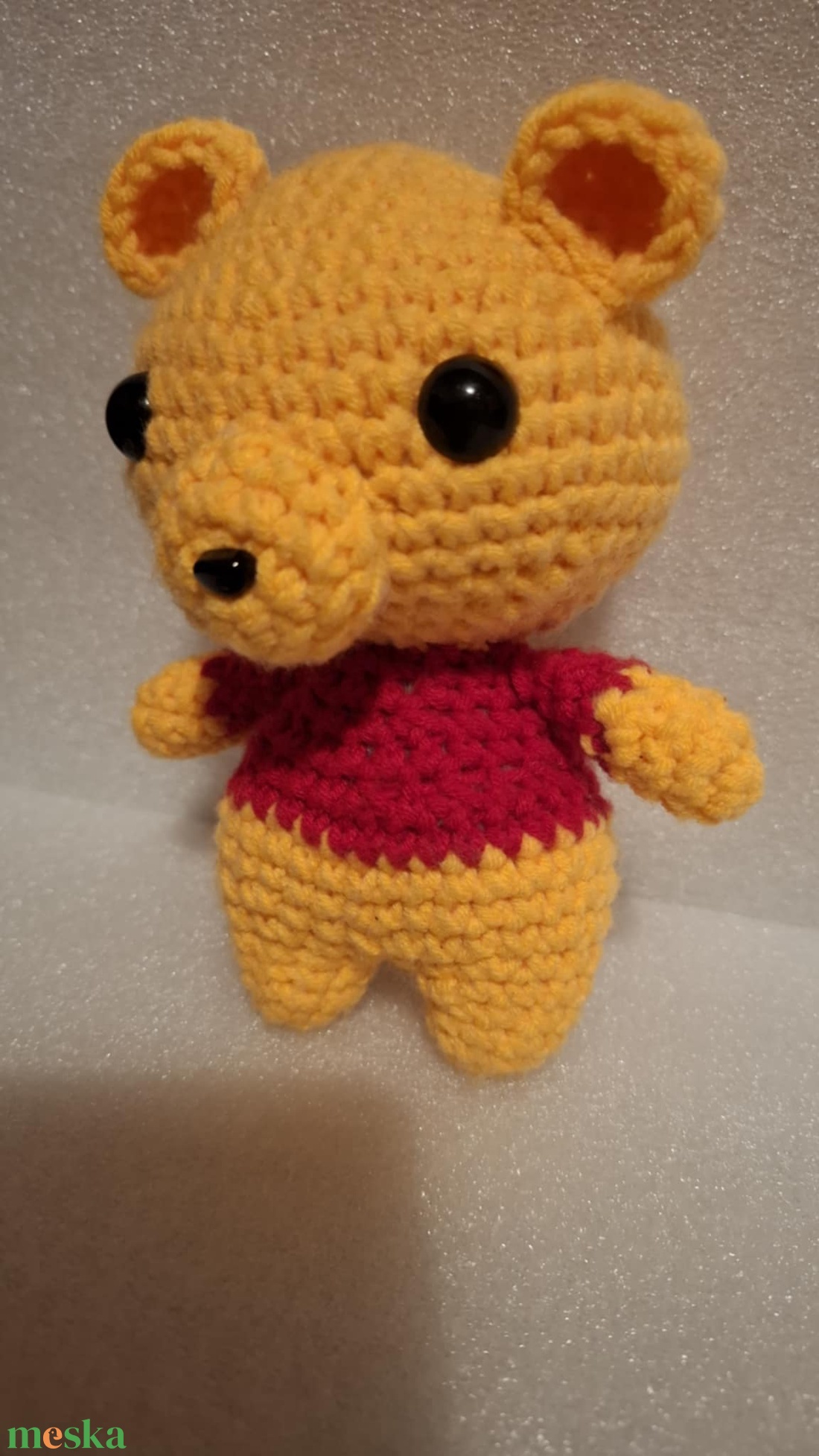 Amigurumi Micimackó - játék & sport - plüssállat & játékfigura - maci - Meska.hu