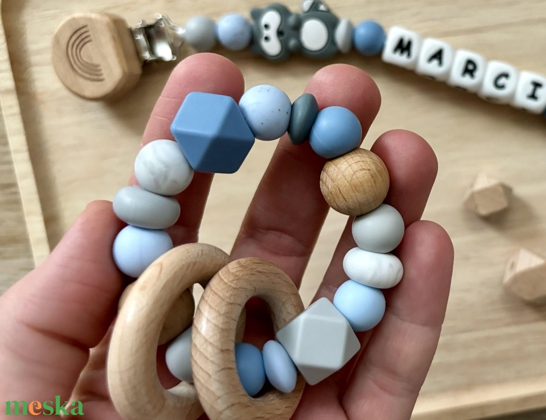 Marokrágcsa névvel is kérhető � Babalátogató ajándék � Babaváró ajándék - baba - mama - baba játékok - rágóka - Meska.hu
