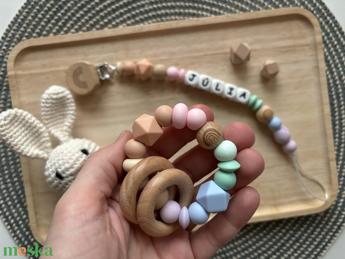 Marokrágcsa névvel is kérhető � Babalátogató ajándék � Babaváró ajándék - baba - mama - baba játékok - rágóka - Meska.hu