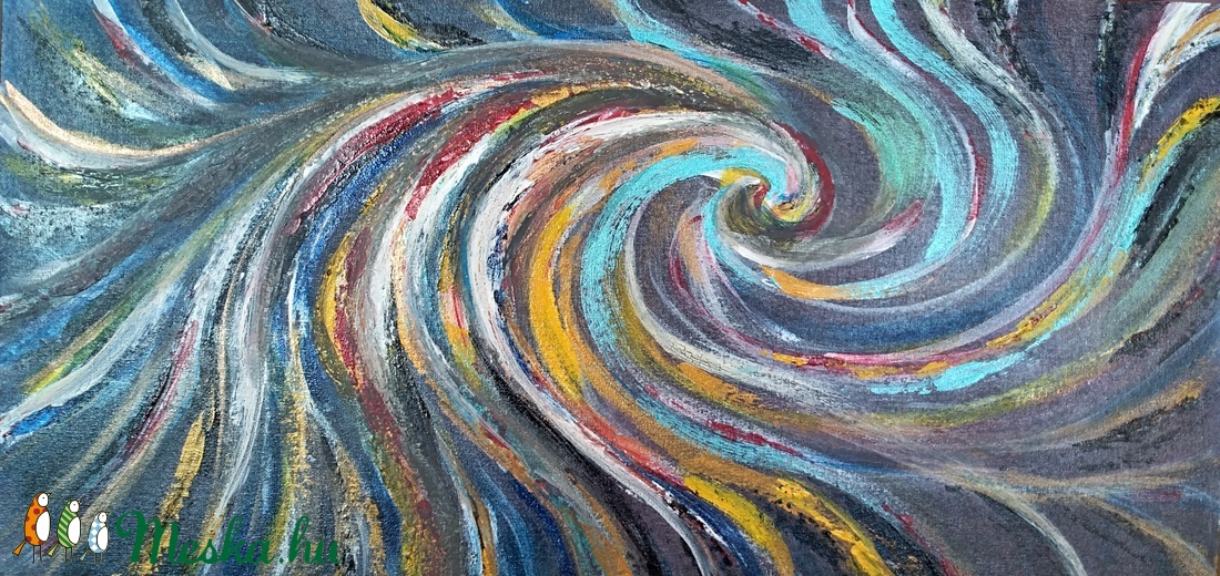 Örvény - Akril festmény - művészet - festmény - akril - Meska.hu