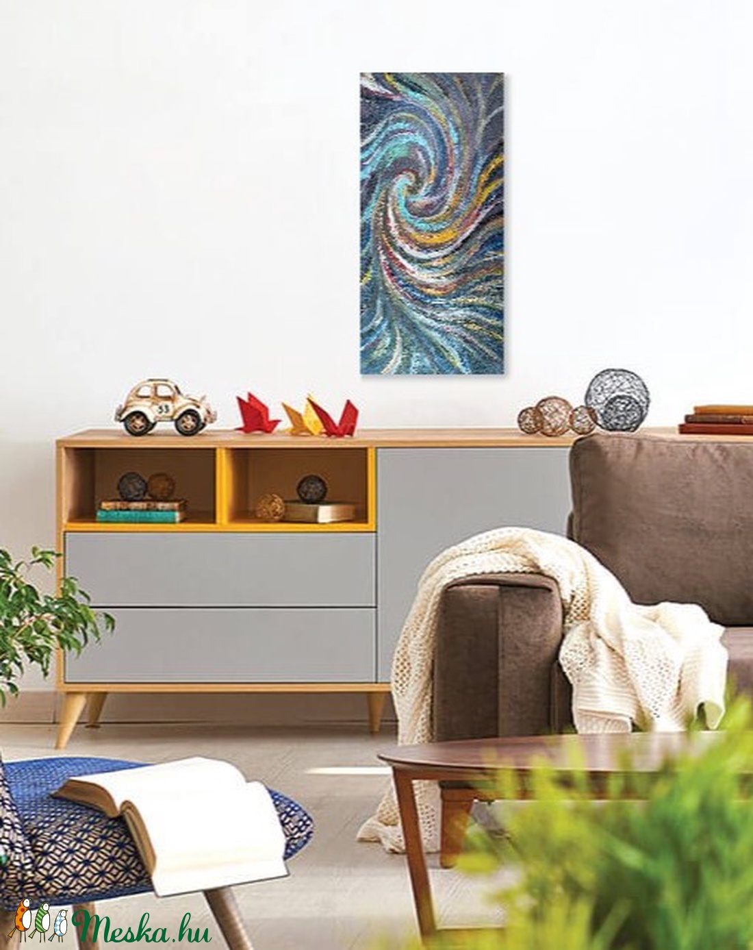 Örvény - Akril festmény - művészet - festmény - akril - Meska.hu