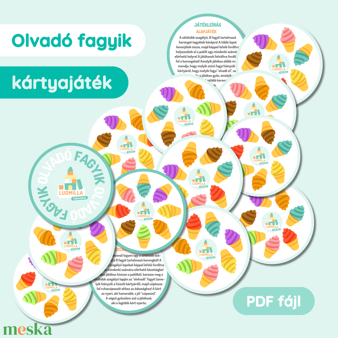 Olvadó fagyik - játék & sport - készségfejlesztő és logikai játék - oktató játékok - Meska.hu Olvadó fagyik - játék & sport - készségfejlesztő és logikai játék - oktató játékok - Meska.hu