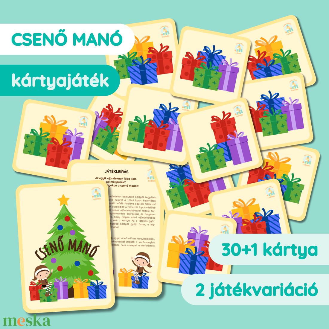 Csenő manó kártyajáték - játék & sport - készségfejlesztő és logikai játék - oktató játékok - Meska.hu Csenő manó kártyajáték - játék & sport - készségfejlesztő és logikai játék - oktató játékok - Meska.hu