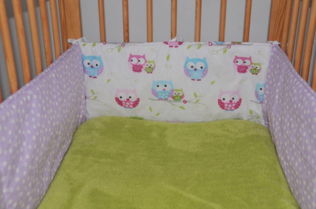 Baglyos hosszú rácsvédő kiságyba -  - Meska.hu