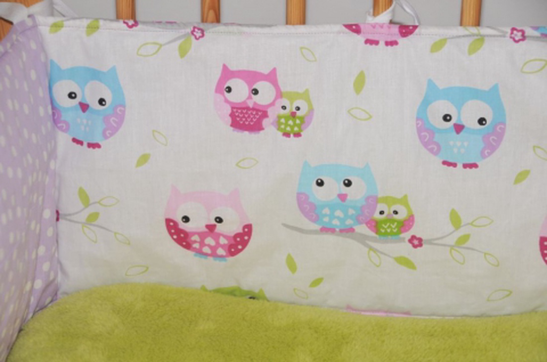 Baglyos hosszú rácsvédő kiságyba -  - Meska.hu