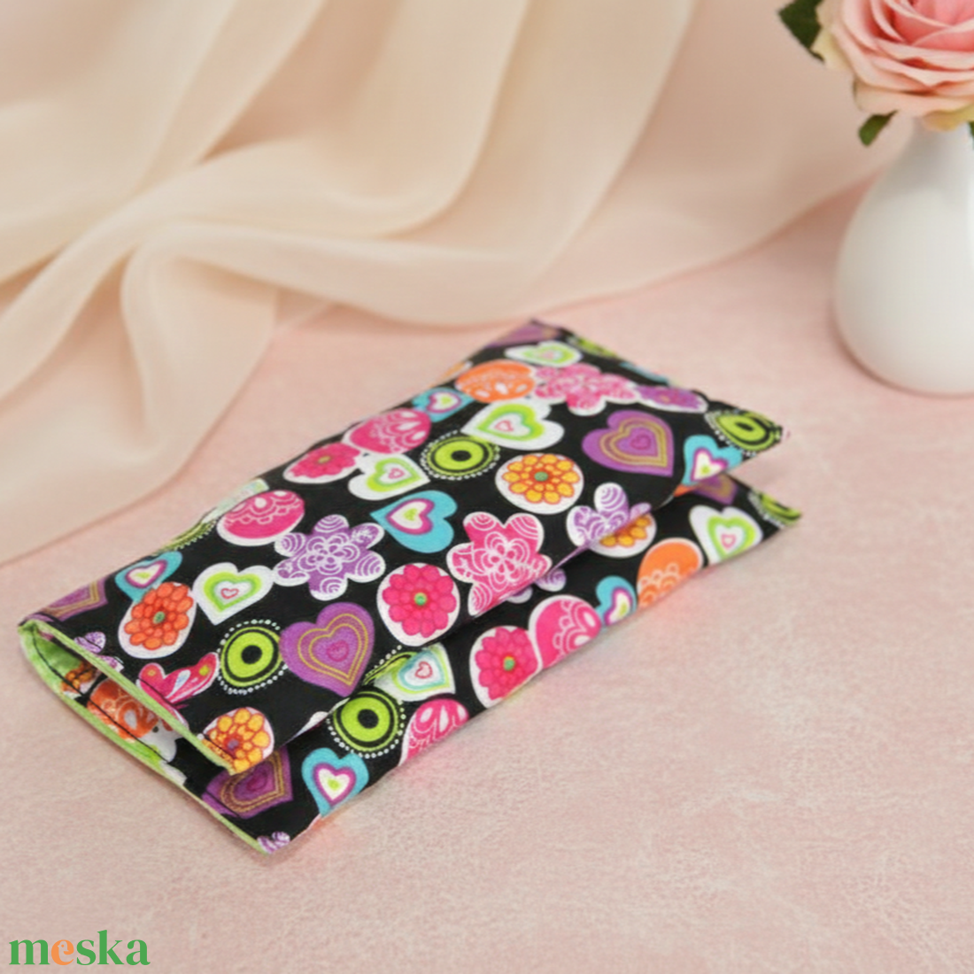 Papírzsebkendő tartó lepkés színes - táska & tok - pénztárca & más tok - zsebkendőtartó tok - Meska.hu