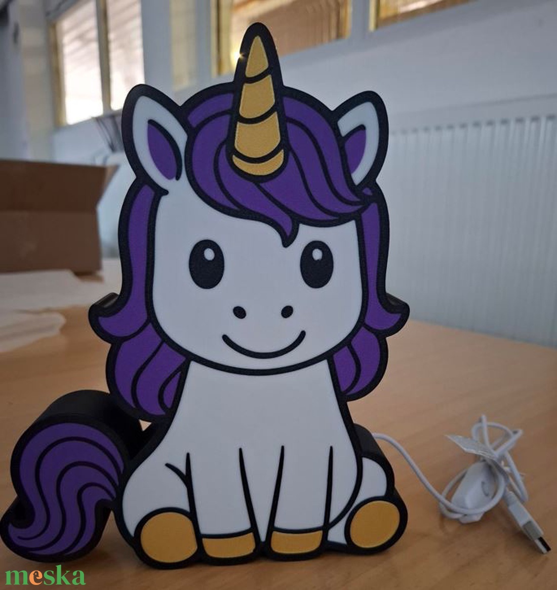 Unikornis éjjeli lámpa - otthon & életmód - lámpa - hangulatlámpa - Meska.hu