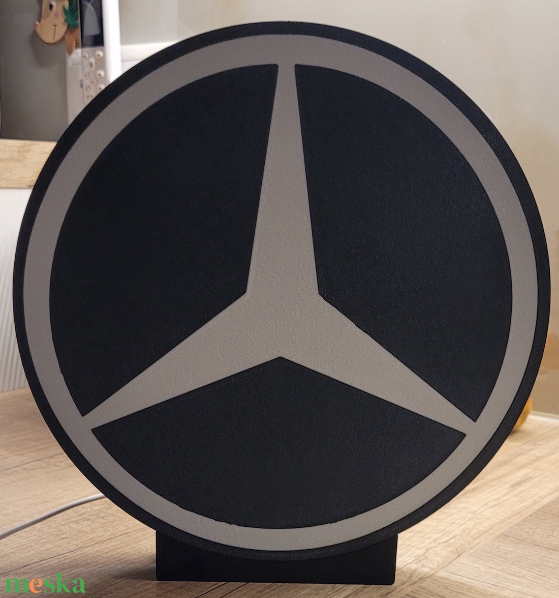 Mercedes LED világító dísz - otthon & életmód - lámpa - hangulatlámpa - Meska.hu