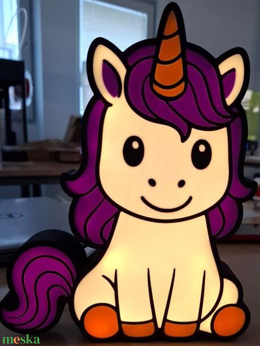 Unikornis éjjeli lámpa - otthon & életmód - lámpa - hangulatlámpa - Meska.hu