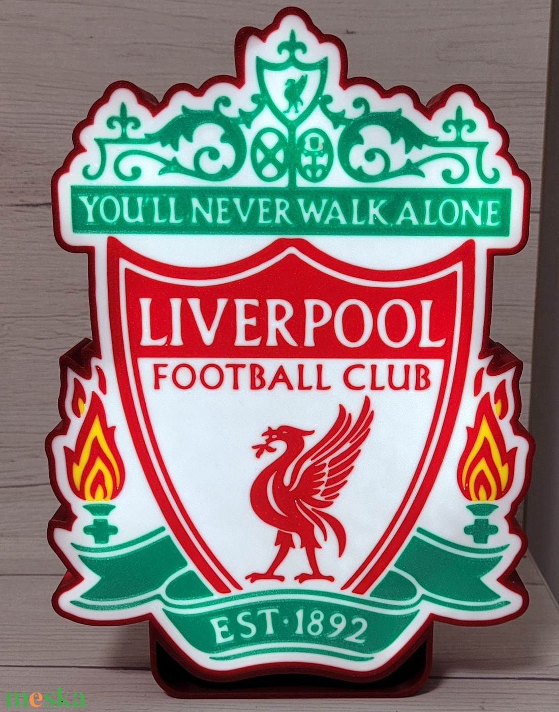 Liverpool FC világító dísz - otthon & életmód - lámpa - hangulatlámpa - Meska.hu