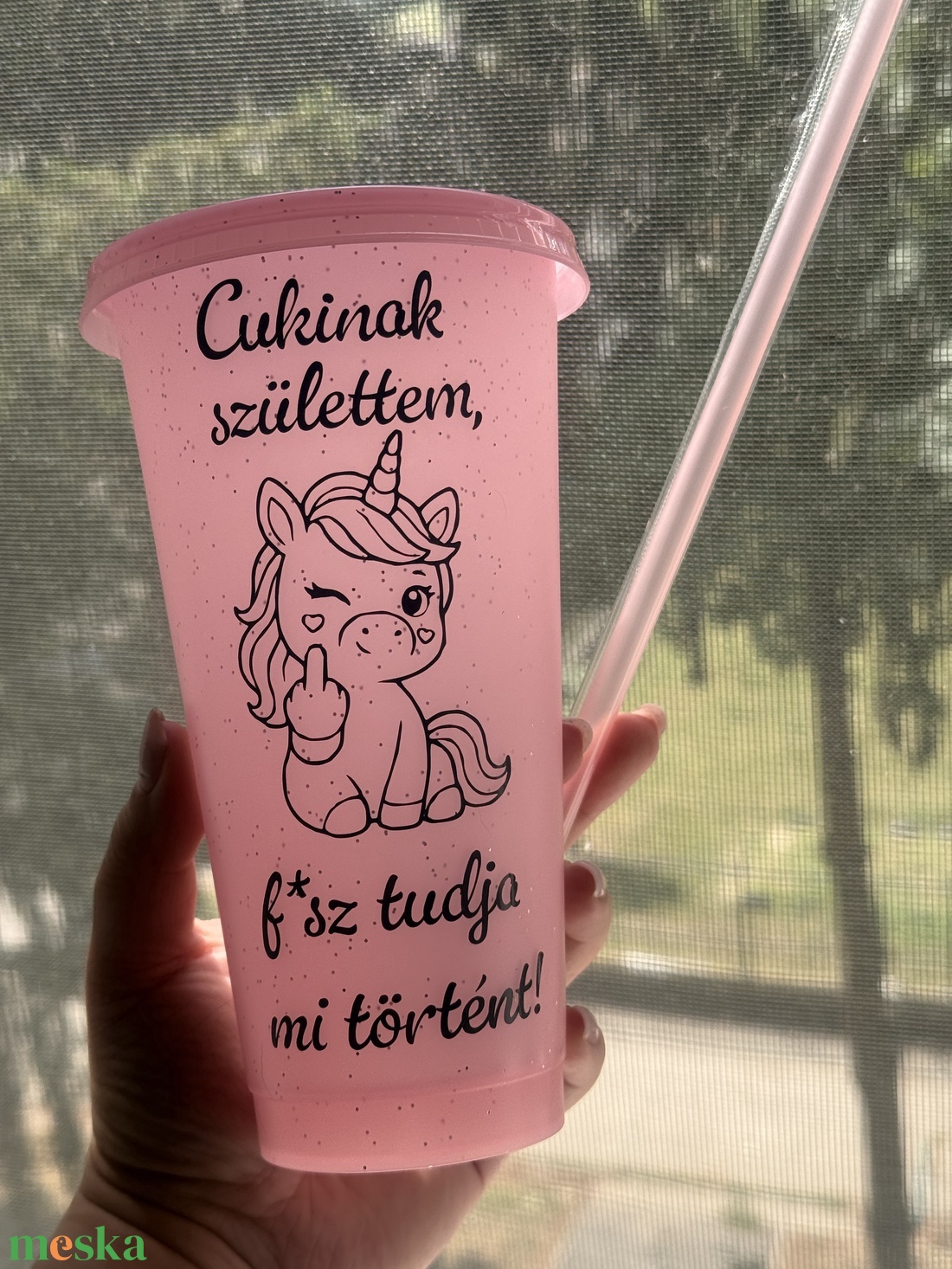Muanyag szivoszalas pohár 2.  - otthon & életmód - konyhafelszerelés, tálalás - tálalás - pohár - Meska.hu