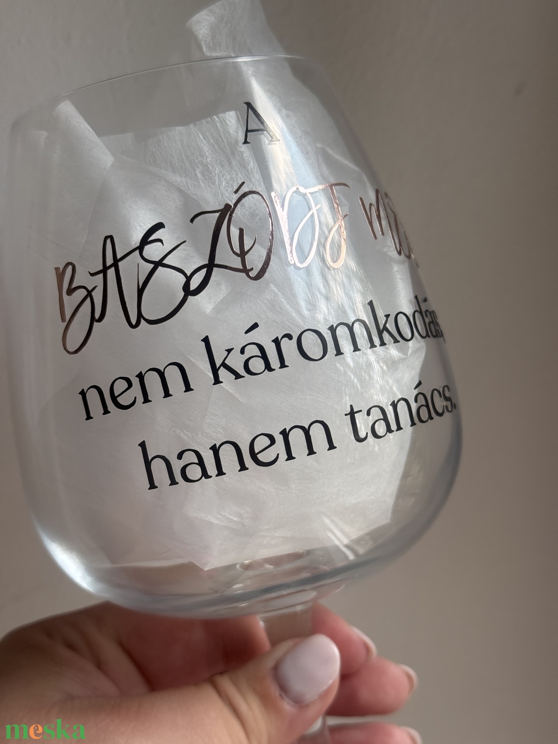 Nagy méretű pohár 4.  - otthon & életmód - konyhafelszerelés, tálalás - tálalás - boros poharak, szettek - Meska.hu