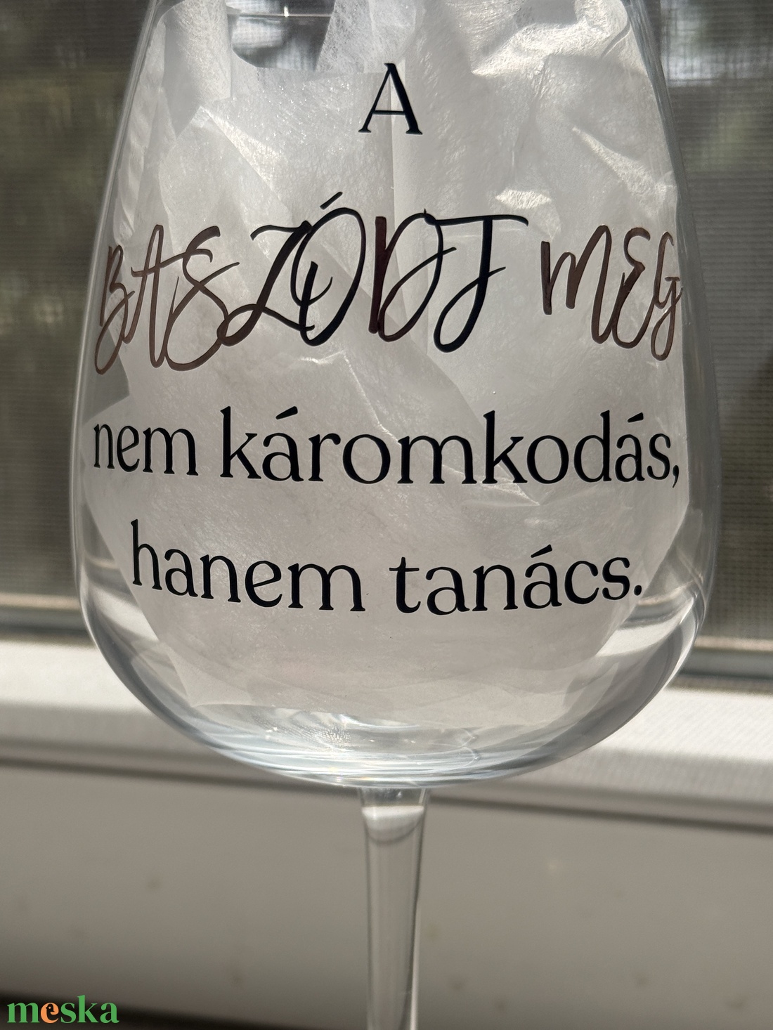 Nagy méretű pohár 4.  - otthon & életmód - konyhafelszerelés, tálalás - tálalás - boros poharak, szettek - Meska.hu