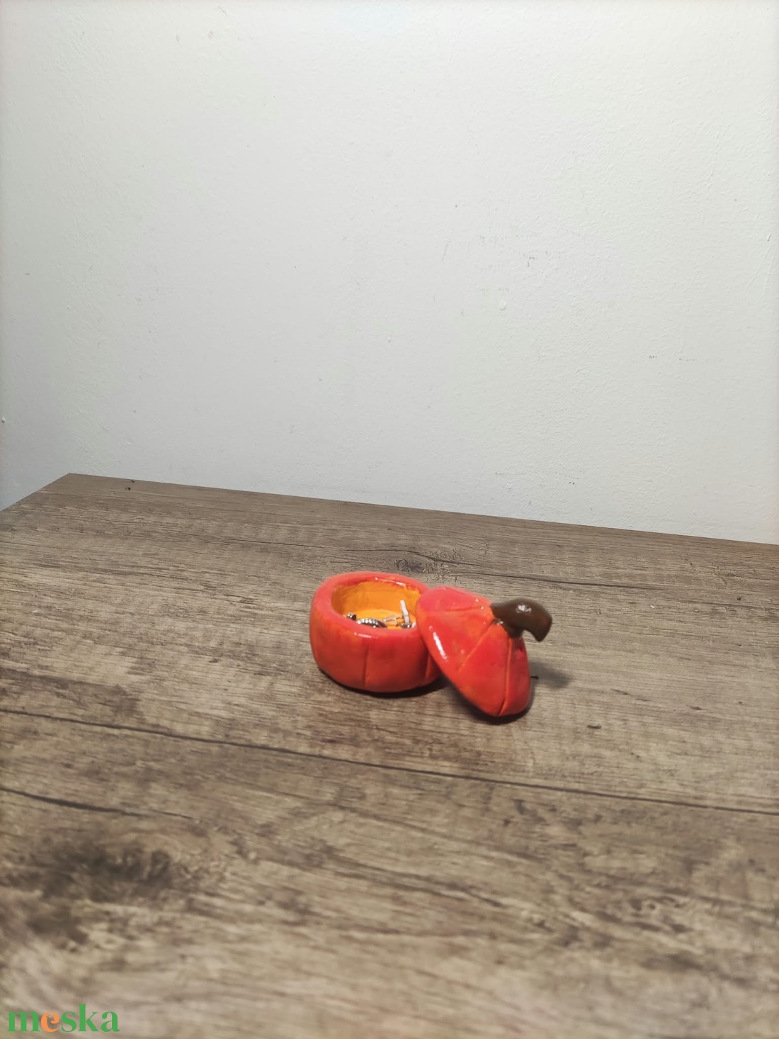 Őszi tök ékszertartó  - ékszer - ékszertartó - ékszerdoboz - Meska.hu