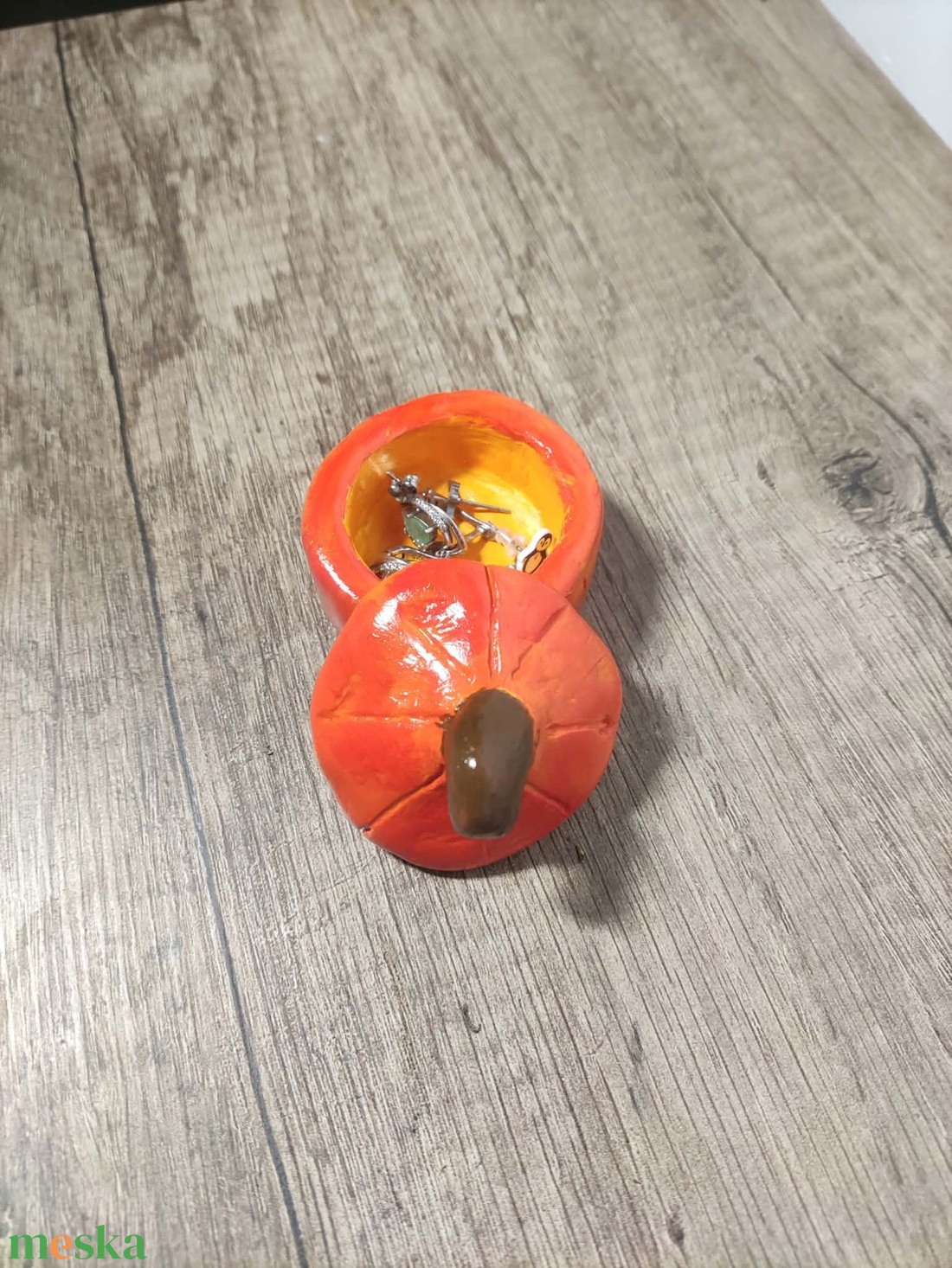 Őszi tök ékszertartó  - ékszer - ékszertartó - ékszerdoboz - Meska.hu