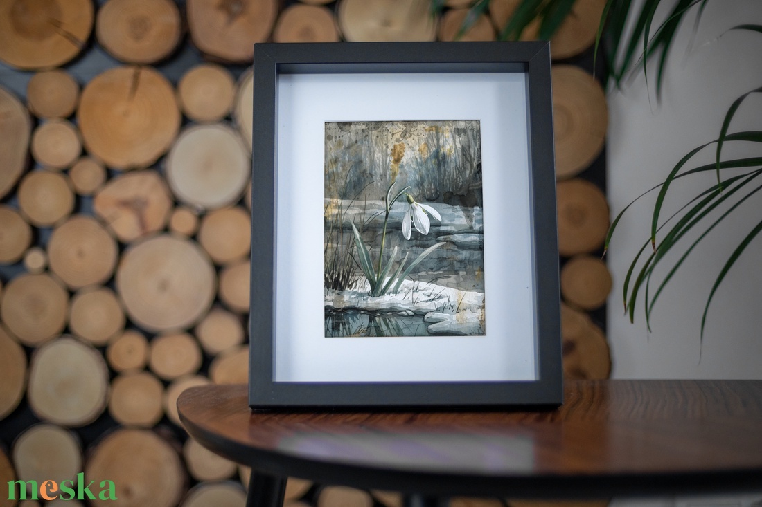 A Tavasz hírnöke - digitális festményről készült nyomat - művészet - grafika & illusztráció - művészi nyomat - Meska.hu