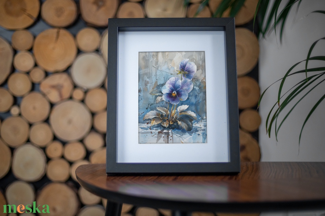 Ibolya - digitális festményről készült nyomat - művészet - grafika & illusztráció - művészi nyomat - Meska.hu