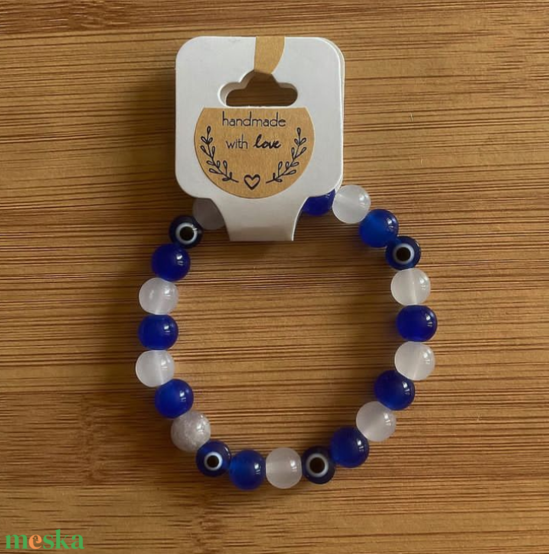 Devil eye karkötő  - ékszer - karkötő - gyöngyös karkötő - Meska.hu