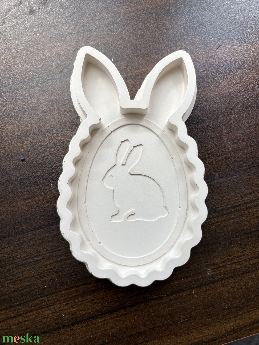 Nyuszis tál  - kellékek & szerszámok - díszíthető tárgyak - kerámia - Meska.hu