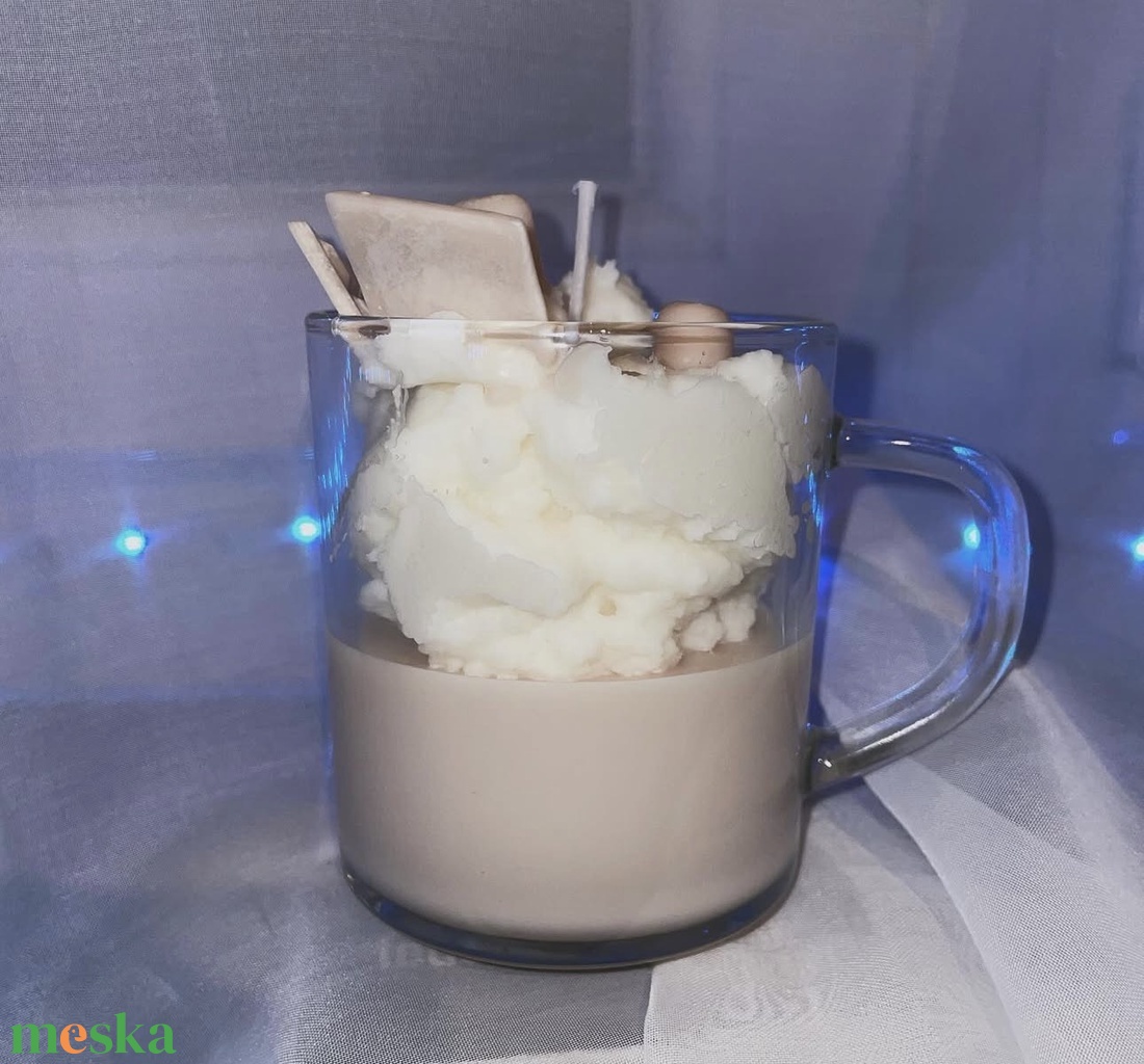 Kávés gyertya  - otthon & életmód - gyertya, illat, aroma - mécses és mécsestartó - Meska.hu