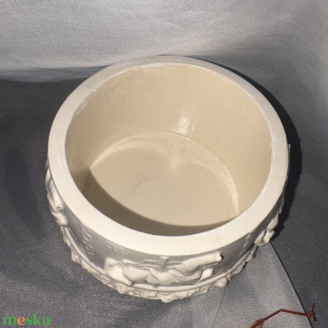 Körhinta kerámiatartó  - kellékek & szerszámok - díszíthető tárgyak - kerámia - Meska.hu