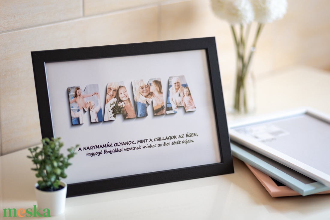 MAMA feliratú fotókollázs, általad küldött fényképekből - esküvő - emlék & ajándék - szülőköszöntő ajándék - Meska.hu MAMA feliratú fotókollázs, általad küldött fényképekből - esküvő - emlék & ajándék - szülőköszöntő ajándék - Meska.hu