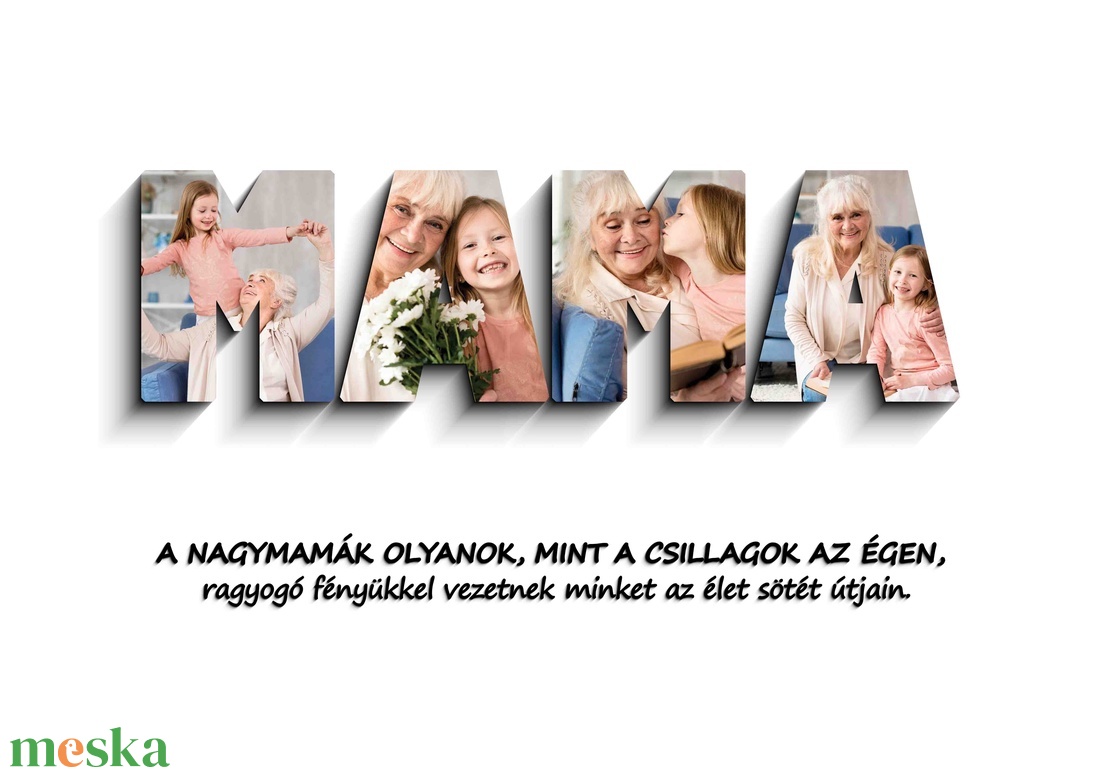 MAMA feliratú fotókollázs, általad küldött fényképekből - esküvő - emlék & ajándék - szülőköszöntő ajándék - Meska.hu MAMA feliratú fotókollázs, általad küldött fényképekből - esküvő - emlék & ajándék - szülőköszöntő ajándék - Meska.hu