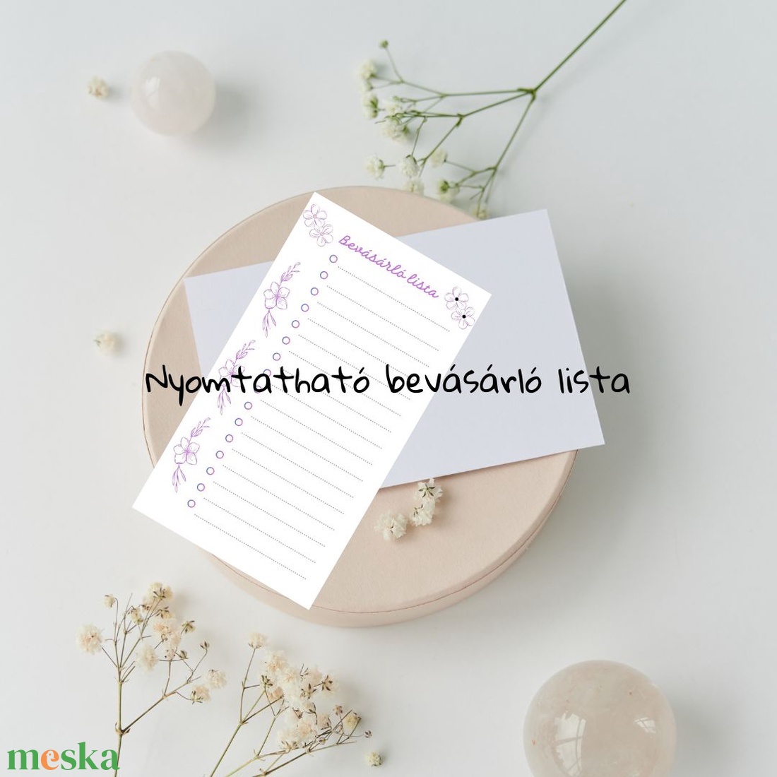 Nyomtatható bevásárló lista (pipálható) - művészet - grafika & illusztráció - digitális - Meska.hu