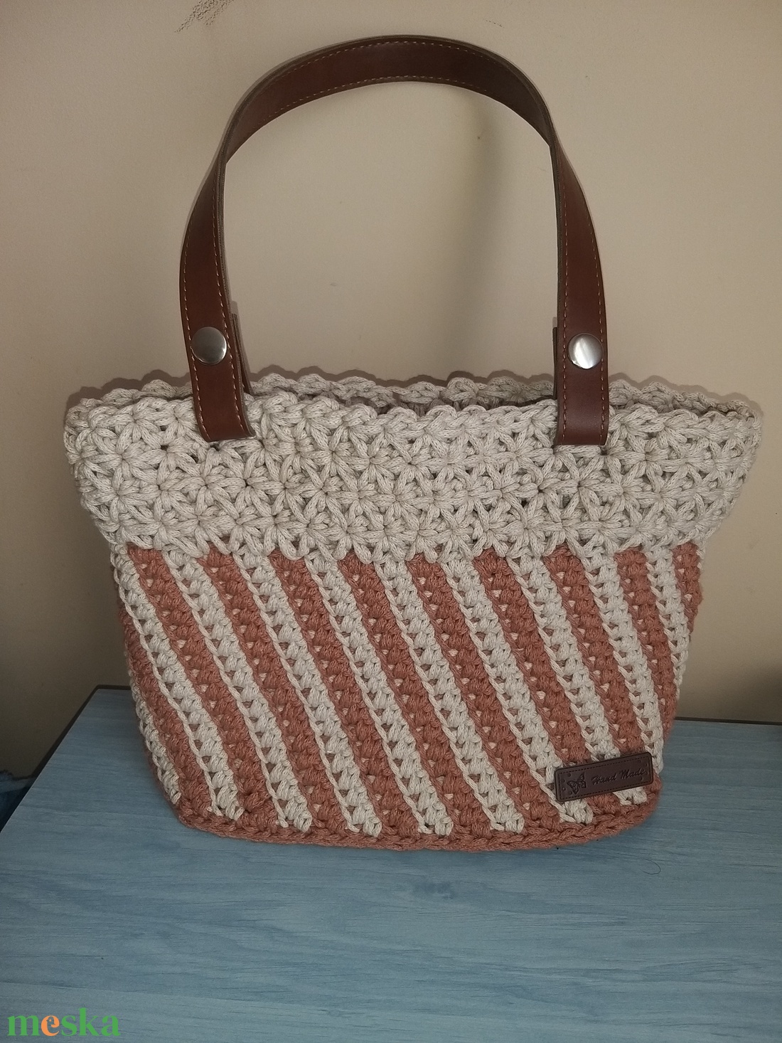 Romantikus horgolt táska - táska & tok - kézitáska & válltáska - kézitáska - Meska.hu