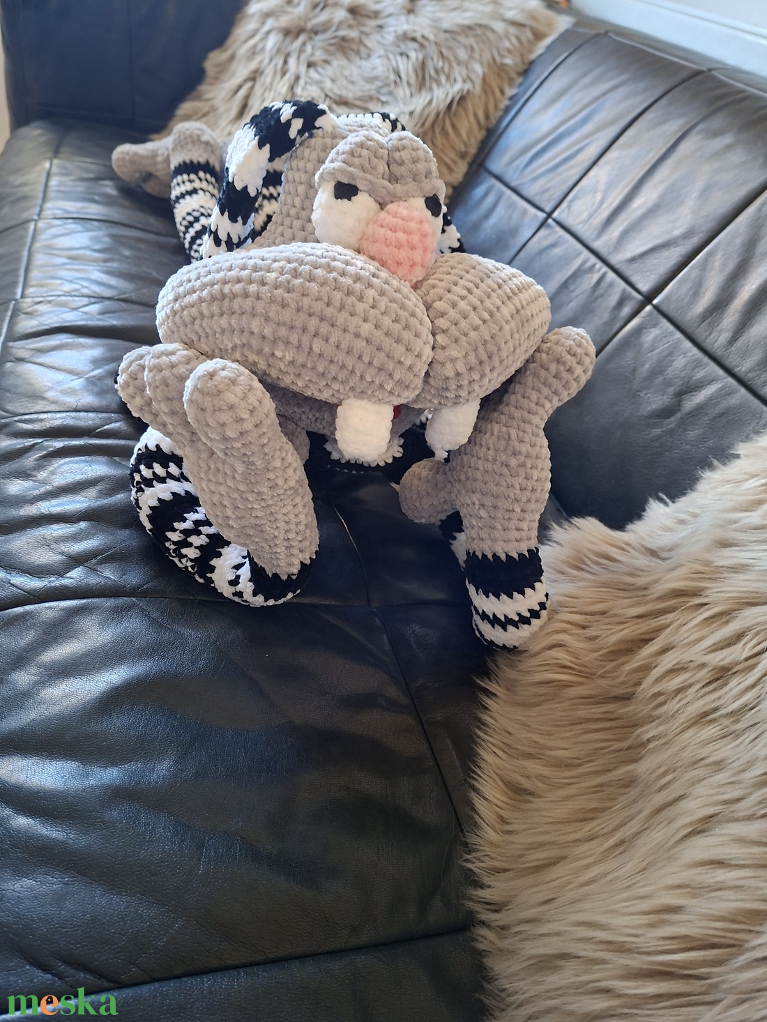 Flegma nyúl - játék & sport - plüssállat & játékfigura - nyuszi - Meska.hu