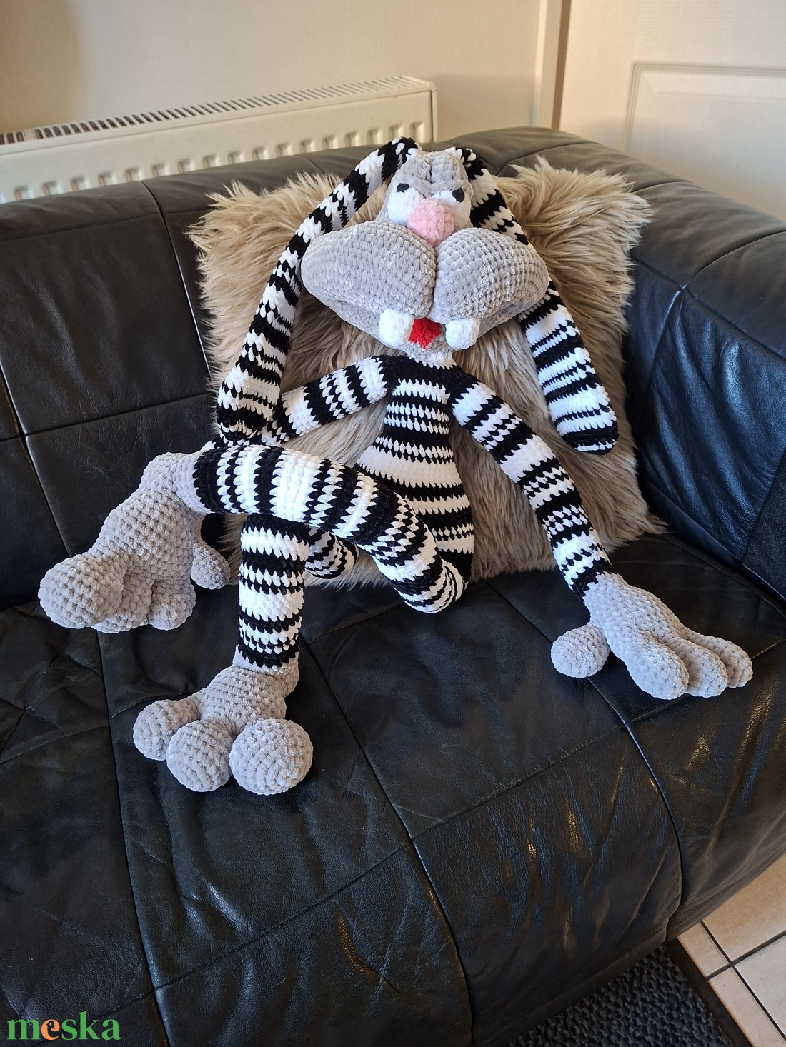 Flegma nyúl - játék & sport - plüssállat & játékfigura - nyuszi - Meska.hu